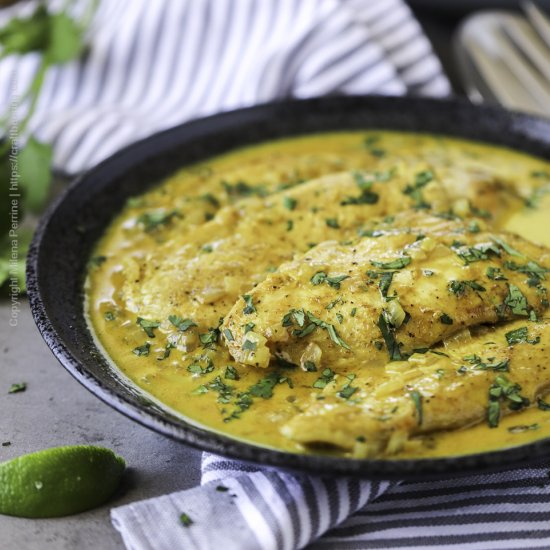 Madras Curry Chicken Cutlets