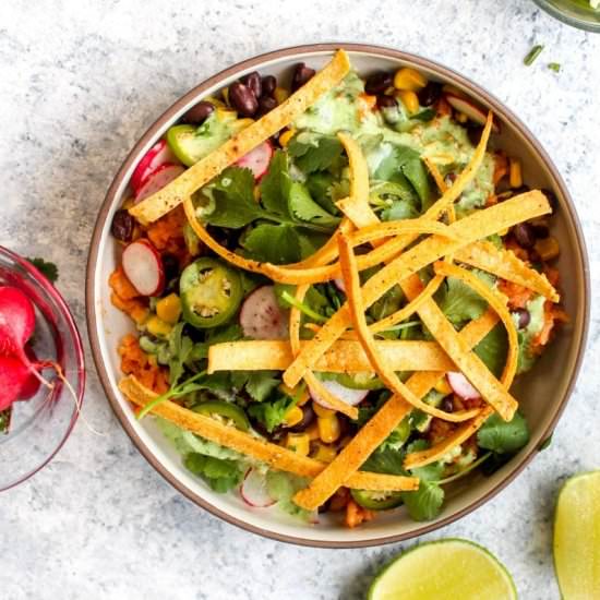 Fully Loaded Mexican Rice Bowls