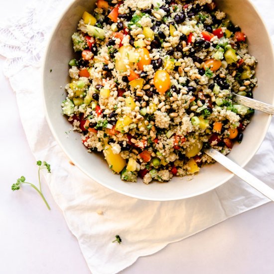 quinoa salad with black beans