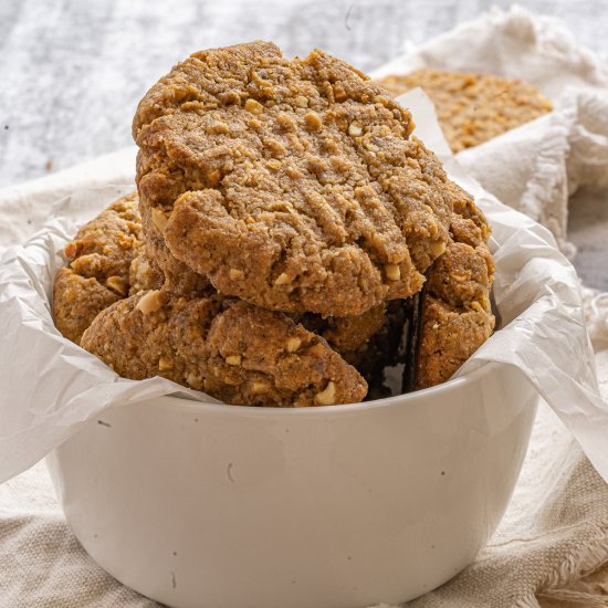 GF Vegan Peanut Butter Cookies