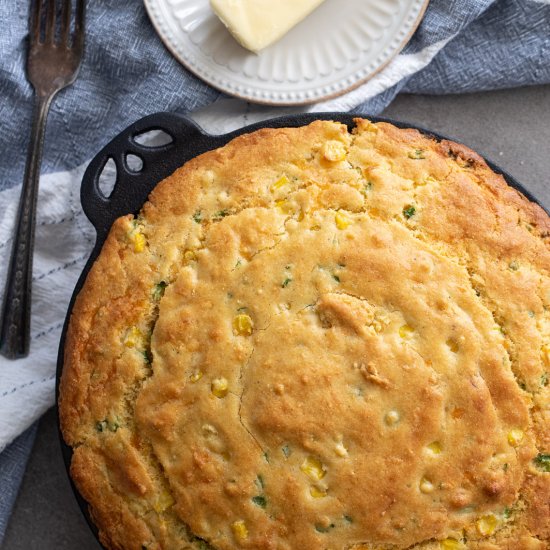 The Perfect Skillet Cornbread