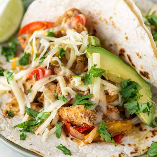 Instant Pot Chicken Fajitas