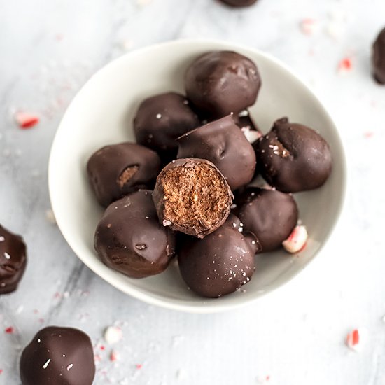 Chocolate Mint Protein Balls