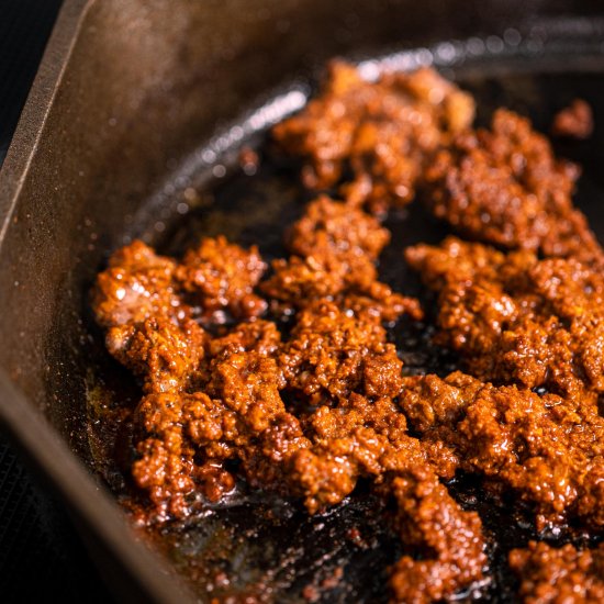 Fresh Chorizo Recipe, using Red Ado