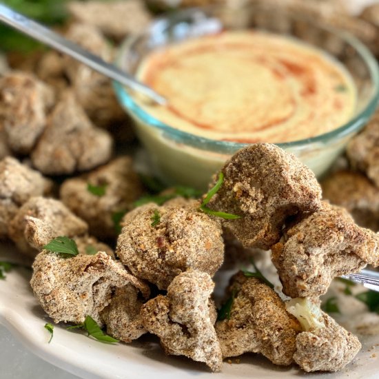 Crispy Cauliflower with Curry Aioli