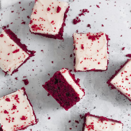 Red Velvet Sheet Cake