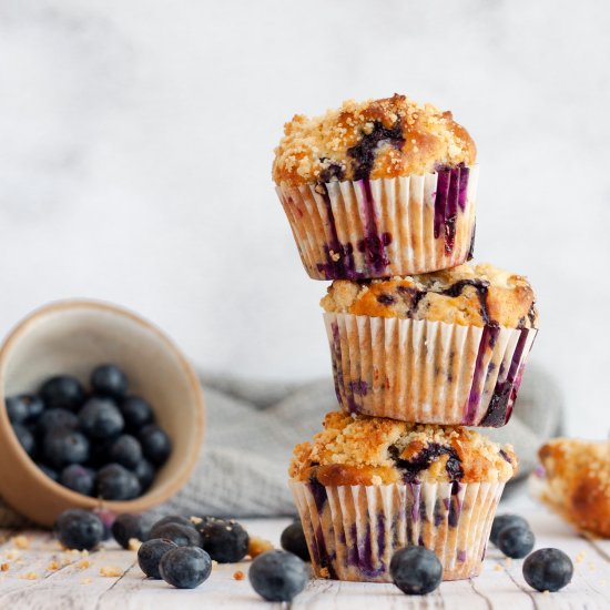 Blueberry Earl Grey Muffins