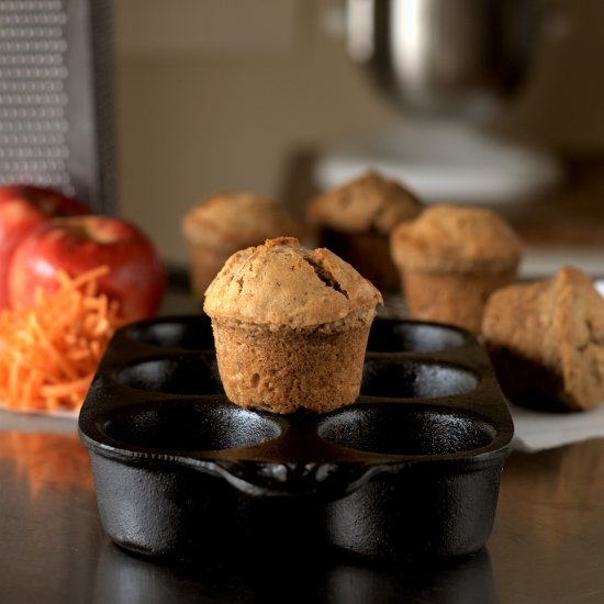 apple carrot muffins