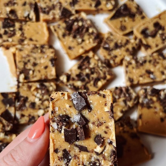 Frozen Peanut Butter Fudge Bars