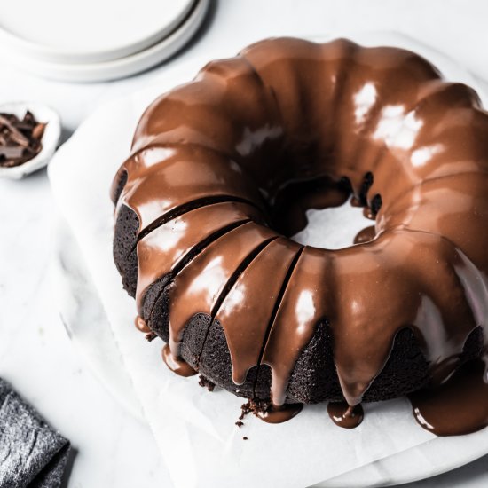 Chocolate Olive Oil Bundt Cake