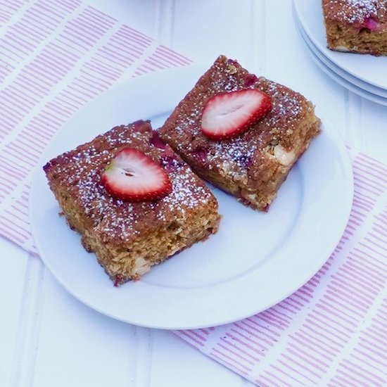 Strawberry Blondies