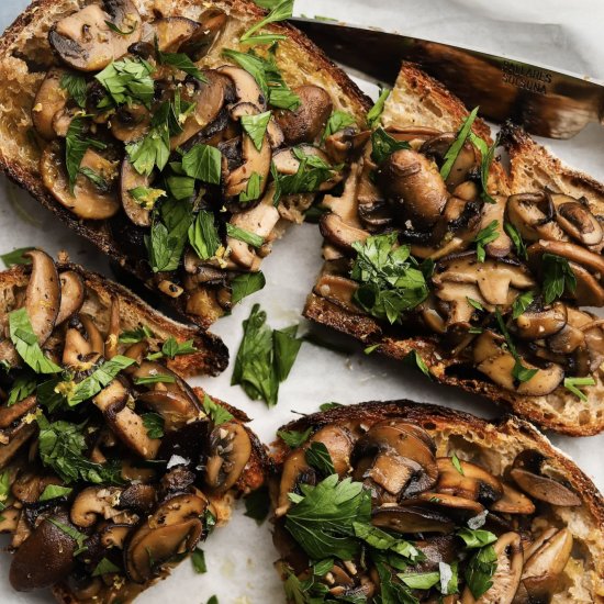 Mushroom Toasts