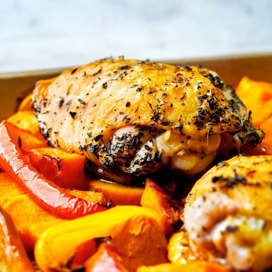 Chicken Traybake with Oranges