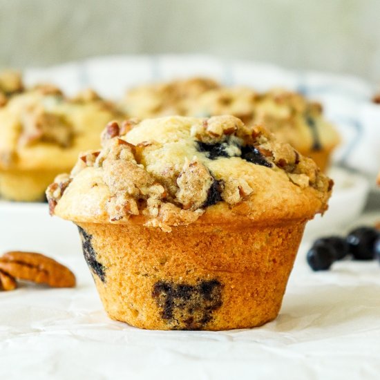 Blueberry Pecan Muffins