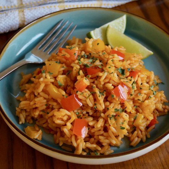 mexican red rice (arroz rojo)