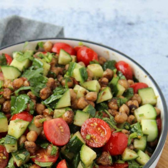 SPICED CHICKPEA SALAD RECIPE