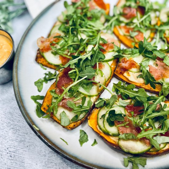 Loaded Sweet Potato Slices