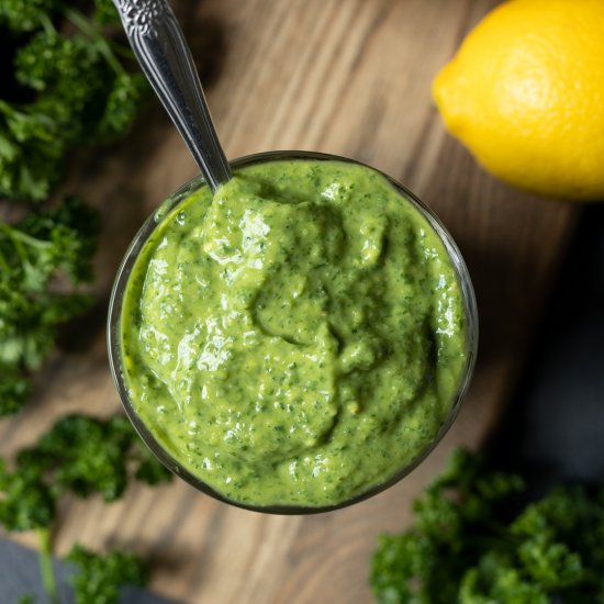 Avocado Green Goddess Dressing