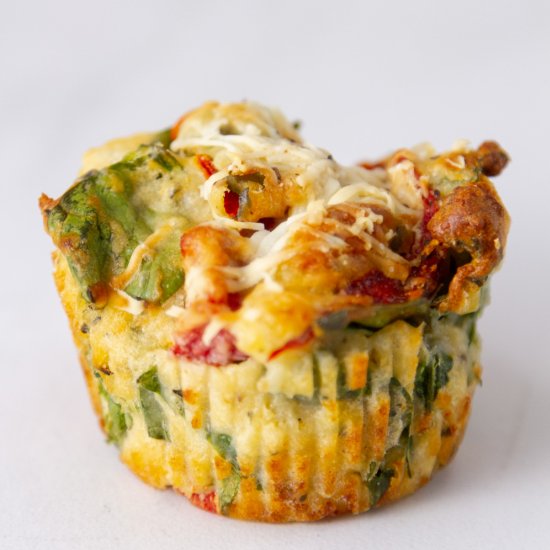 Savory Spinach & Parmesan Muffins