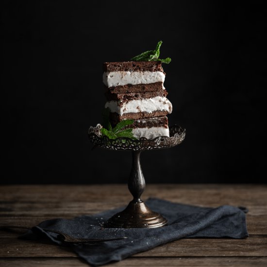 Brownie Ice Cream Sandwiches