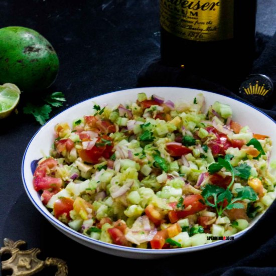 Indian style Green Mango Salad