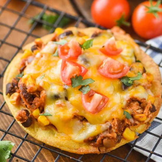 Chicken Tostadas