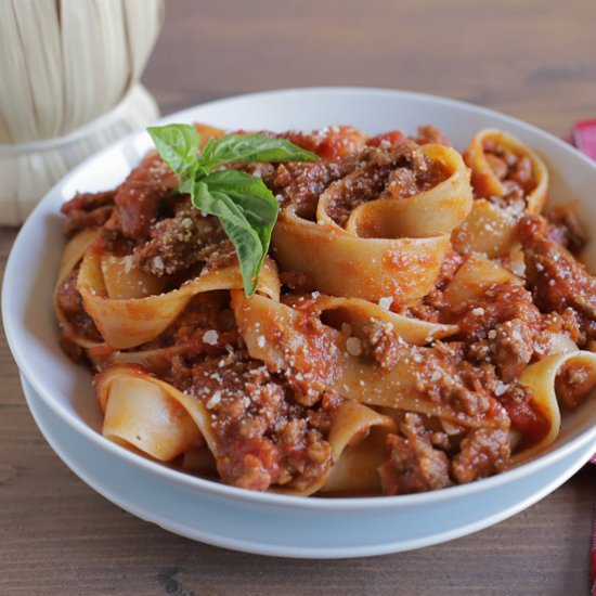 Homemade Bolognese Sauce