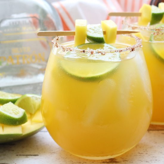 Simple Mango Margaritas