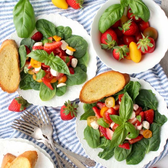 Strawberry Caprese Salad