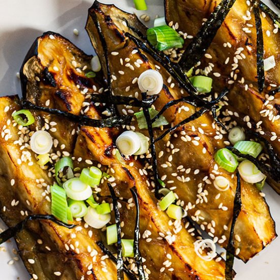 Grilled Miso Aubergine / Eggplant