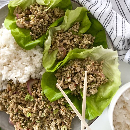 Easy Thai Chicken Larb Gai