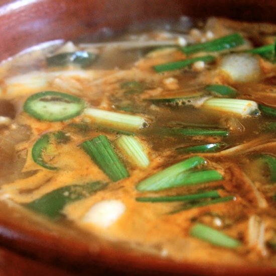 korean soup – doenjang jjigae