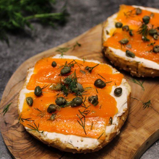 Vegan Smoked Salmon Lox