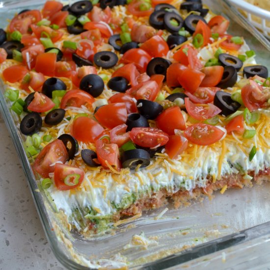 Easy 7 Layer Dip