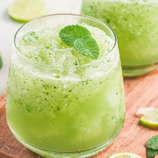 Frozen Cucumber Mojito Mocktail