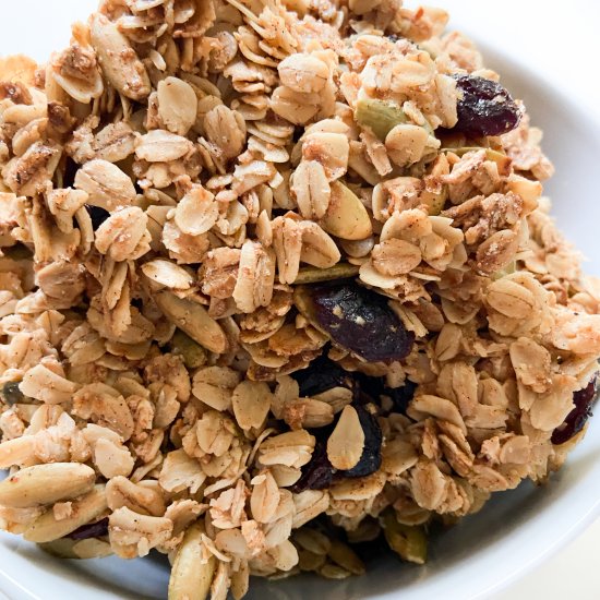 Pumpkin Spice Granola Clusters