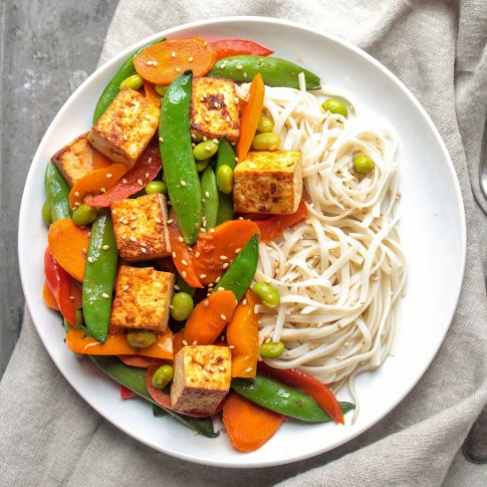 Sriracha Tofu Stir Fry