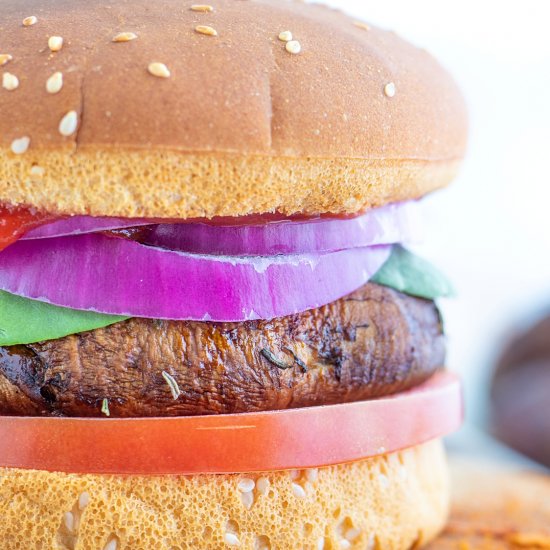 Vegan Portobello Mushroom Burger