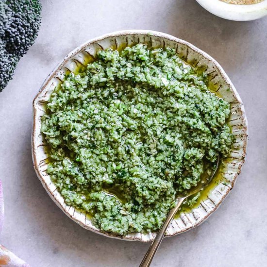 Broccoli Stem Pesto