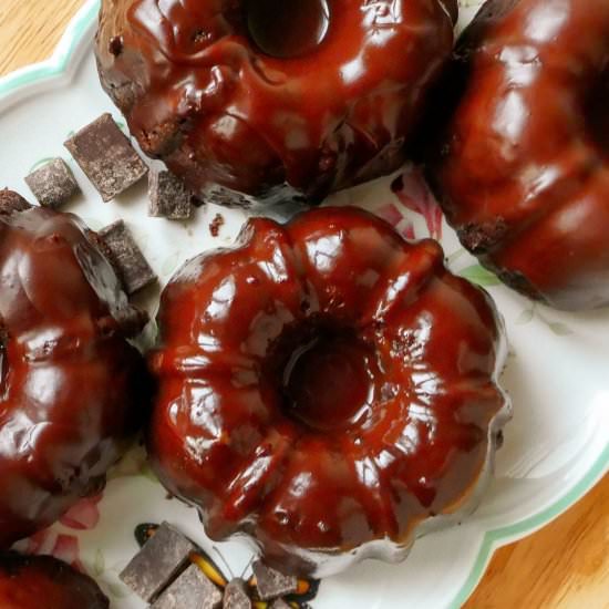 Mini Chocolate Bundt Cake