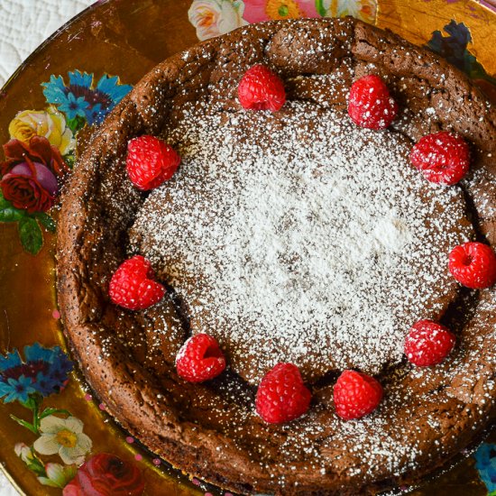 Gluten Free Chocolate Fudge Torte