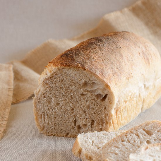 Sourdough loaf bread