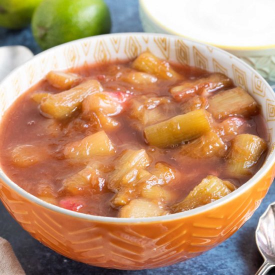 Stewed Rhubarb