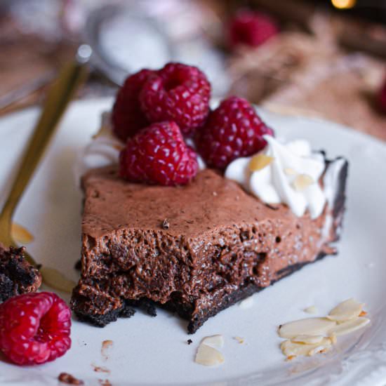 Vegan Chocolate Mousse Tart