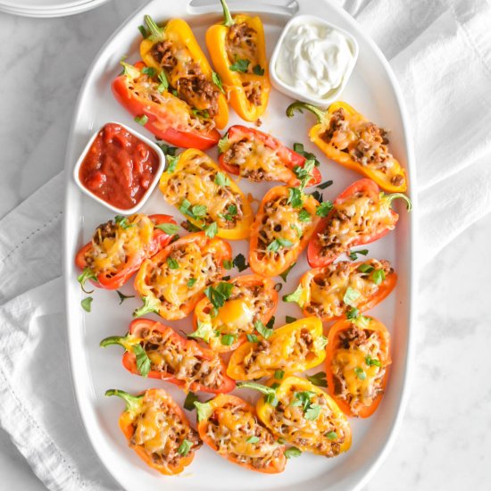 Taco Stuffed Mini Peppers