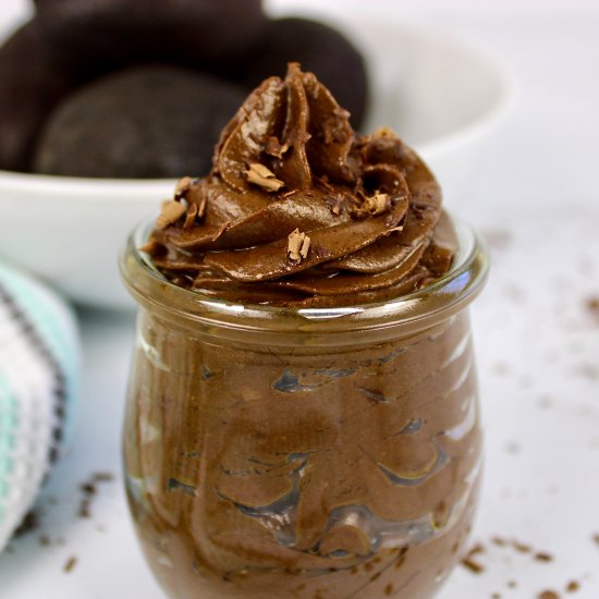 Keto Chocolate Avocado Mousse