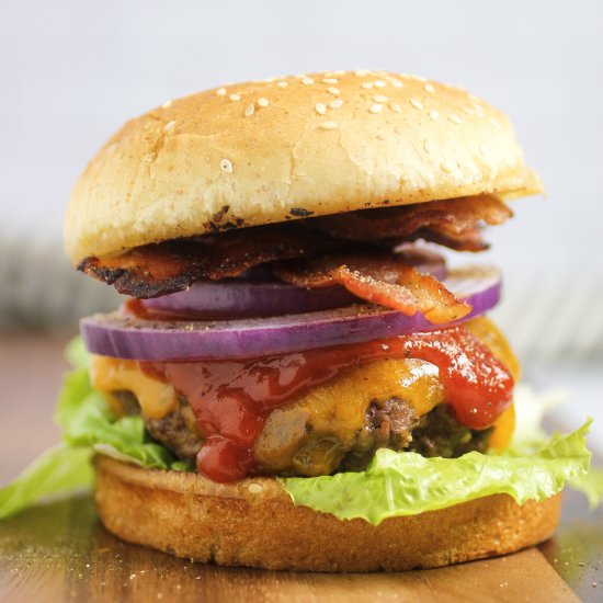 Cast-Iron Burgers