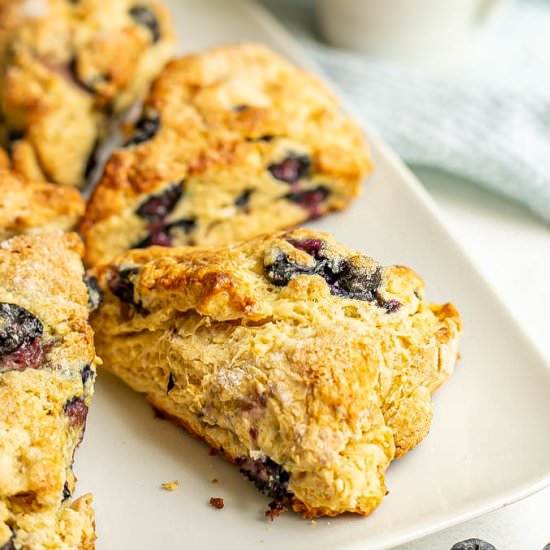 Blueberry scones