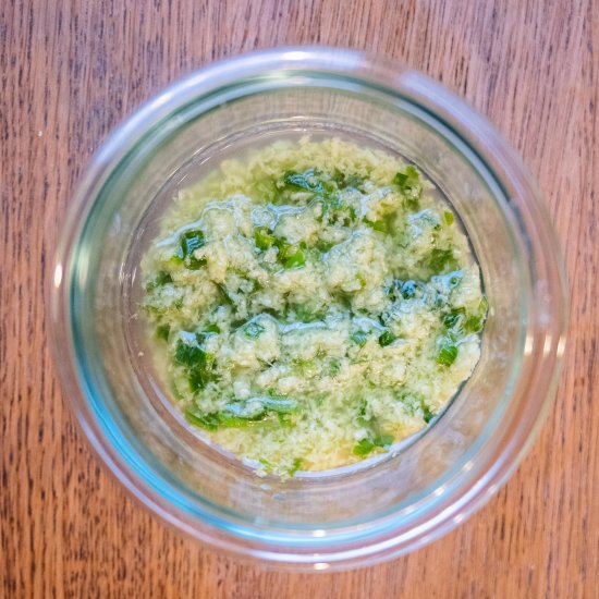 Ginger and Green Onion Sauce