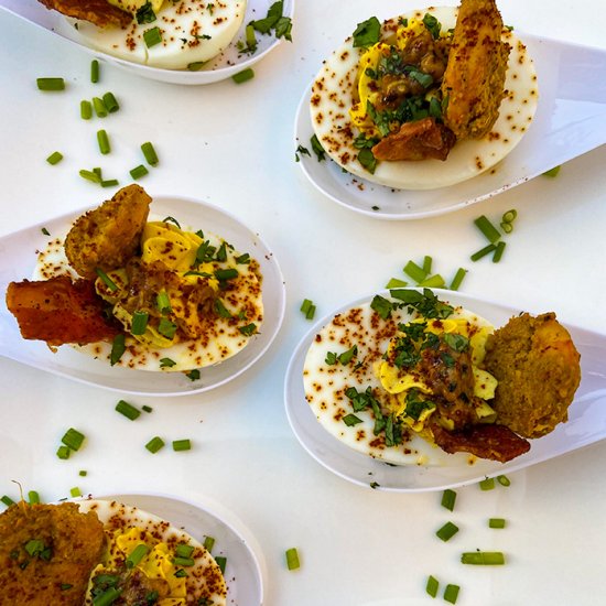 Simple Curried Indian Deviled Eggs